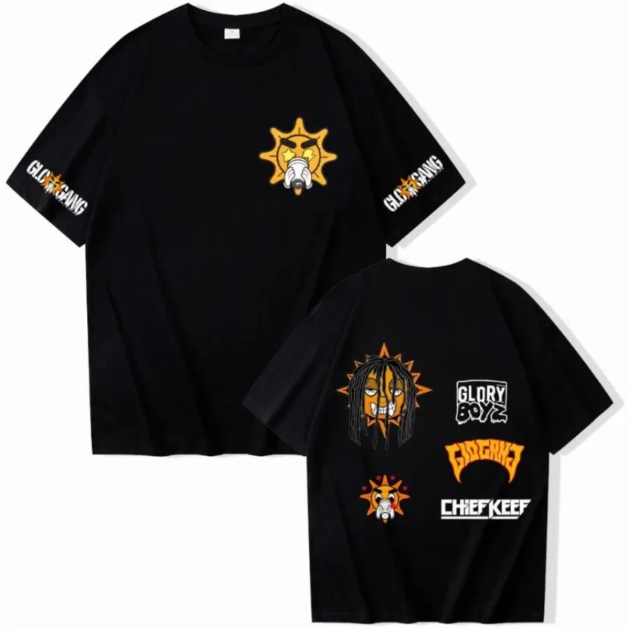 Men's T-shirt Fashion Rapper Chief Keef Funny Tshirt Men Summer Casual Male T Shirt Hipster Hip-hop Tee Shirt Homme Streetwear