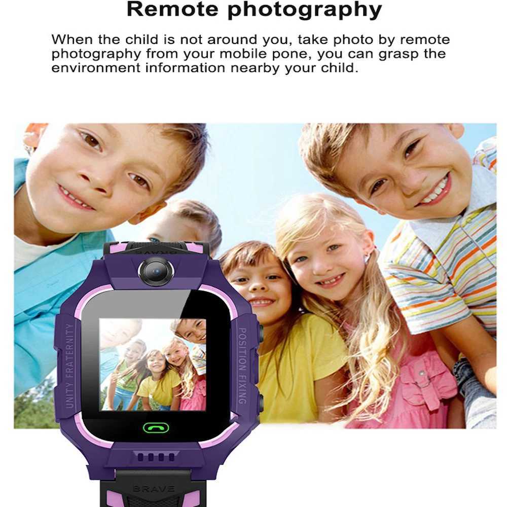 Q19 Kids Smart Watch New Sim Card Smartwatch for Children SOS LBS Camera Voice Chat Call Phone Watch Boys Girls Sport Smartwatch Y240809