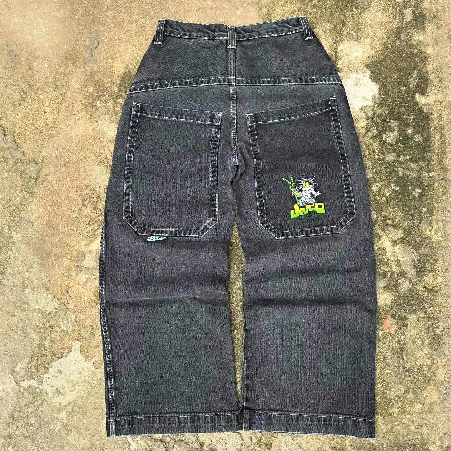 Retro skateboard cargo pants men y2k jeans jncos baggy jinco for ropa mens 2024 wide leg streetwear 240810
