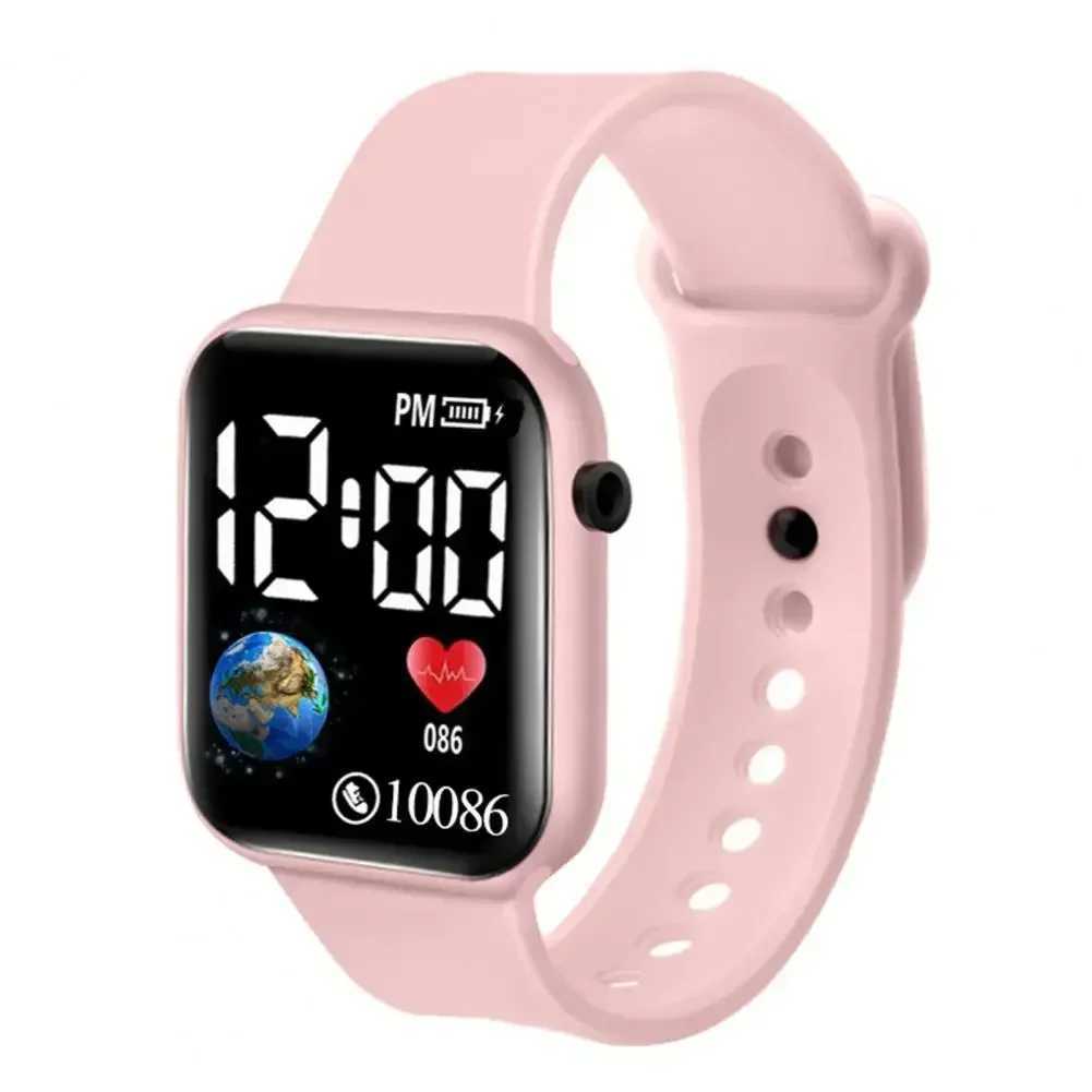 2024 LED Digital Watch Fashion Electronic Watch Casual Wristwatch Kids Boys Girls Sports Waterproof Watches Clock Reloj Hombre Y240809