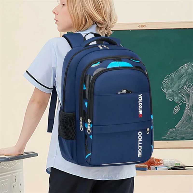 2024 New Children School Bags Kids Backpack In Primary Schoolbag For Teenager Boys Waterproof Backpacks Book Bag Mochila Y240809