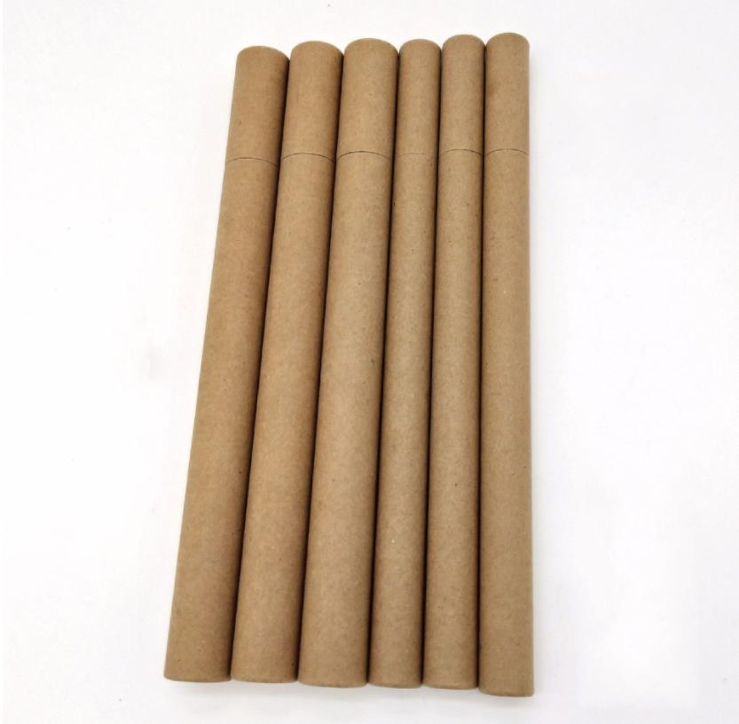 Packaging Boxes Kraft Paper Incense Tube Incense Barrel Small Storage Box for 10g 20g Joss Stick Convenient Carrying Papers perfume-tube ni268
