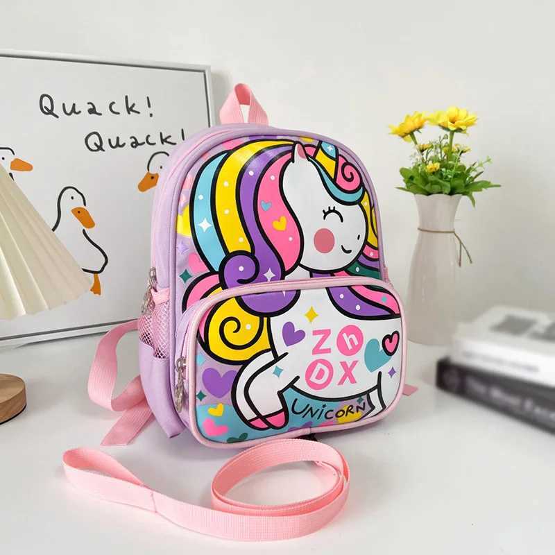 Cartoon Kids Backpacks Cute Car Baby Kindergarten Schoolbag Children Boys Girls School Bags Adjustable Animals Kid Backpack Y240809