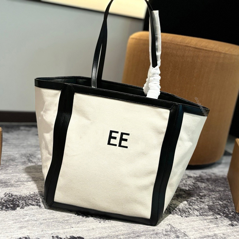 Tote bag Women Casual travel designer shoulder bag handbag Open Fashion Clutch Canvas cross-body bag Shopping bag picnic bag Mommy bag Woven beach bag