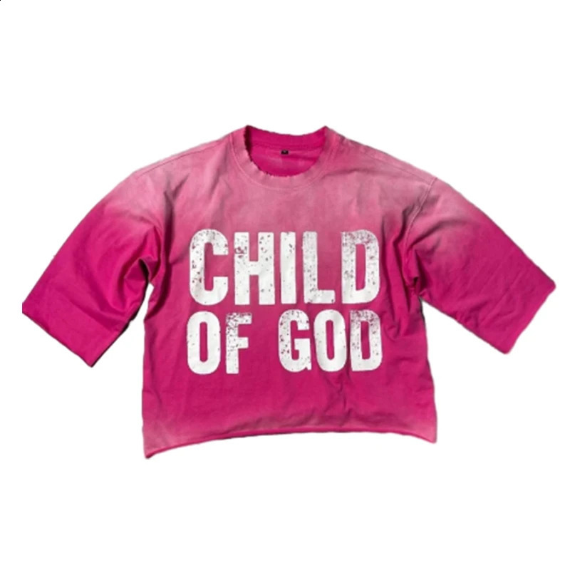 Womens T-shirt red and green Y2k streetwear gothic style Korean pop clothing summer retro crops top Kavayigoth240810