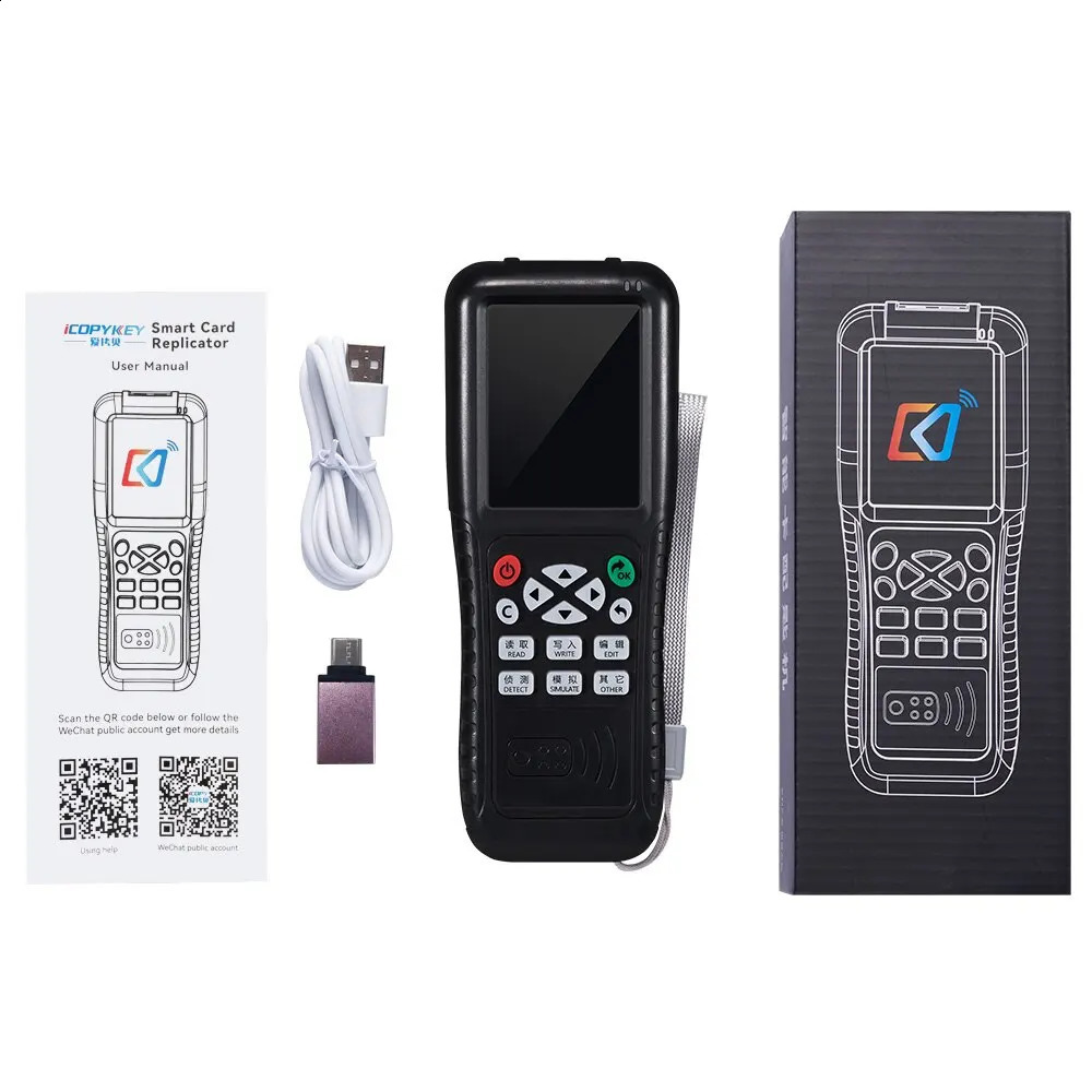 125KHz 13.56MHz NFC Smart Card Reader Writer RFID Copier X100 USB Port Access Card Program Copier Copy Encryption Key 240810