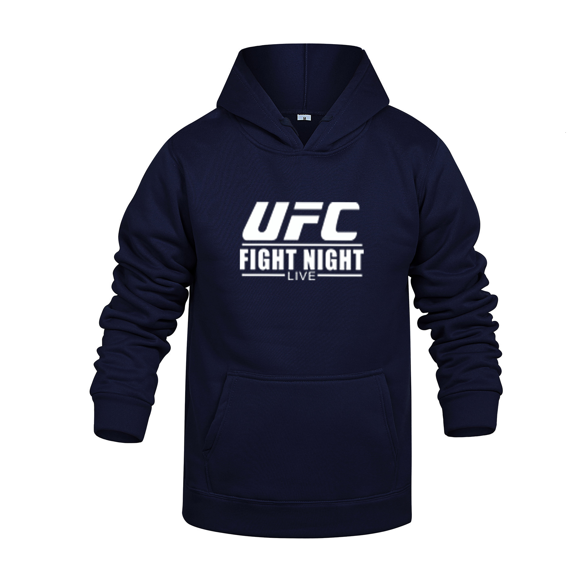 2024 new trend UFC letter fashion casual men's hoodie autumn/winter