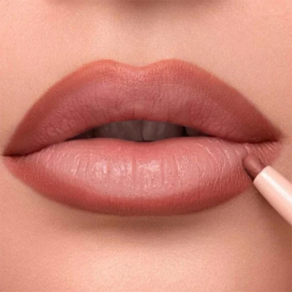 1g Custom Bulk Creamy Lip Liner Private Label 12-Color Pink Tube Matte Waterproof Pigment Plumper Long-lasting Moist Lips Makeup 241226
