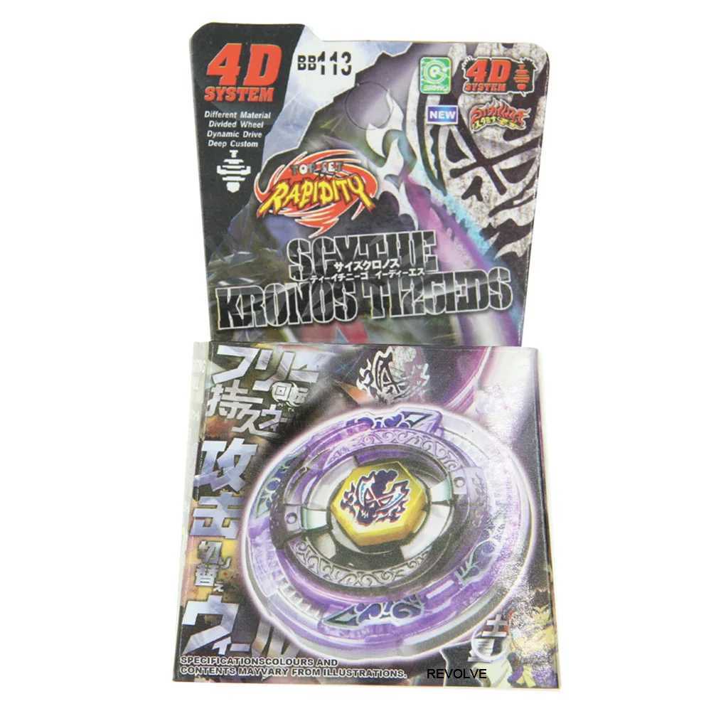 4D Beyblades SPINNING TOP Metal Fusion Toupie BB116D FANG LEONE W105RF 4D System Battle Top Starter DropShipping Children Toys