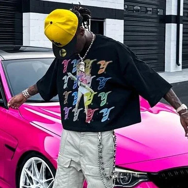Y2K Streetwear Tshirt Harajuku Gothic Alphabet graphic print short sleeved hiphop trend mens and womens Tshirts 240810