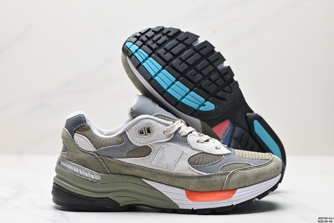 Nouvelle mode masculine Fitness Walking Basketball Style Mens Casual Shoes Designer 992 Sports Running Luxury Tennis Chunky Sneaker Rendy Chaussu