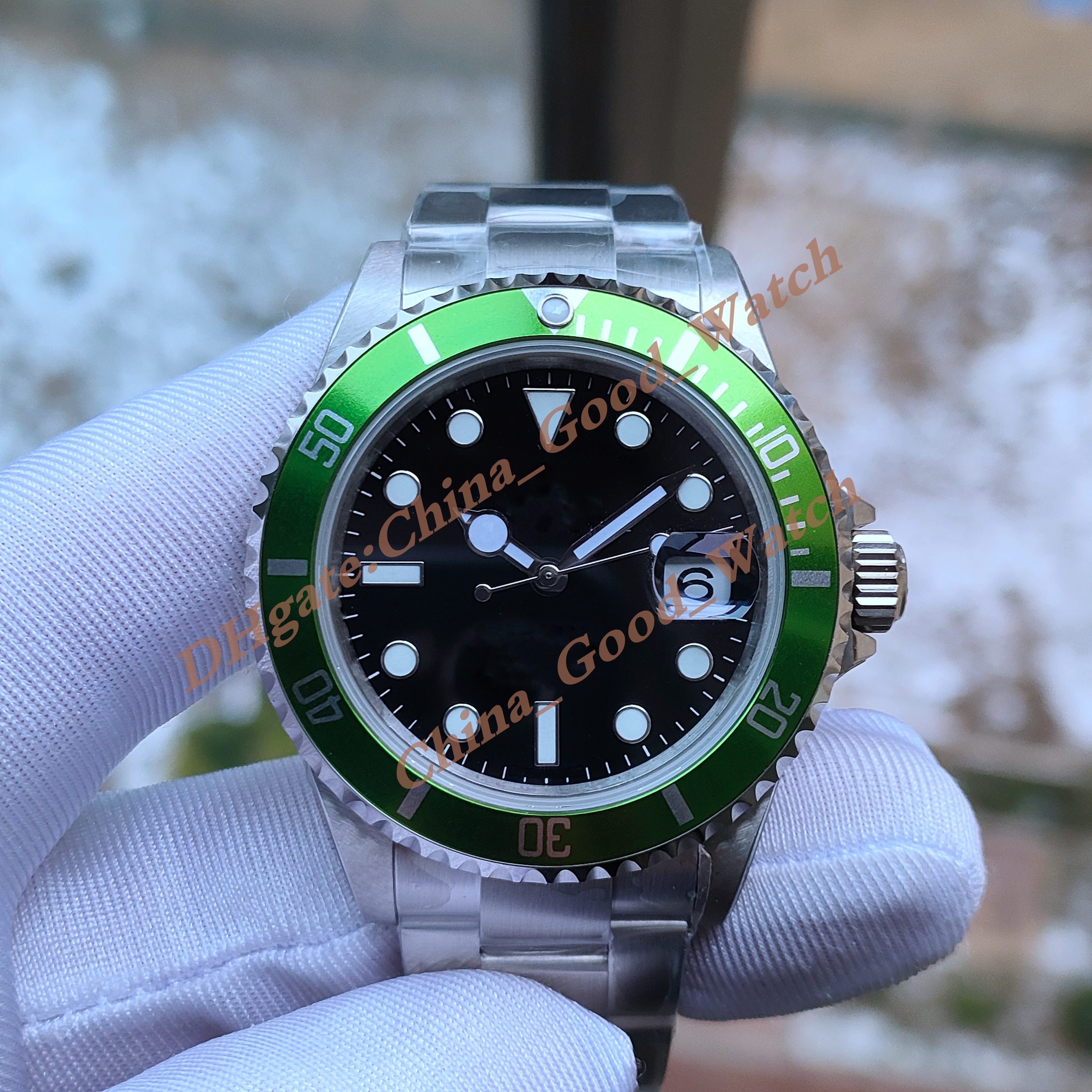 BP Factory Antique Men's Watch Vintage Mens Automatic Watches 2813 Men Alloy Bezel 16610 Steel Date 50th Anniversary 16613 Dive Luminous factory Wristwatches