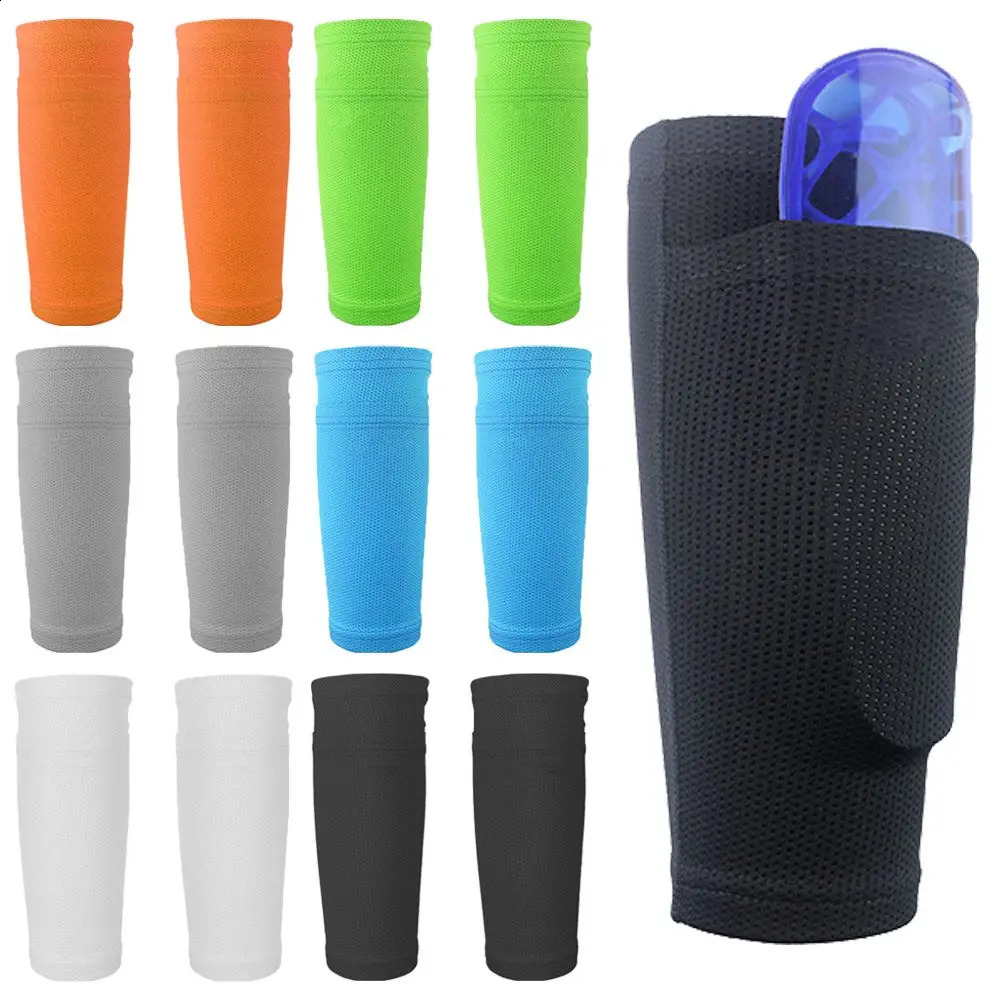2PcsSet Football Shin Holder Sports Leg Warmers Compression Pads Cover Breathable Instep Socks Soccer Guard Sleeves 240805