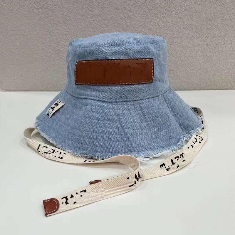 funny nice Denim Men Hats for Women Bob Le Cowboy Wide Brim Sun Prevent Gorras Outdoor Beach Canvas Bucket