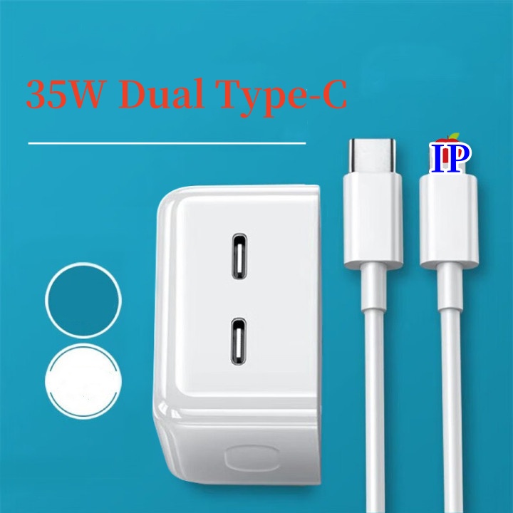 35W Dual Type-C Fas… - image