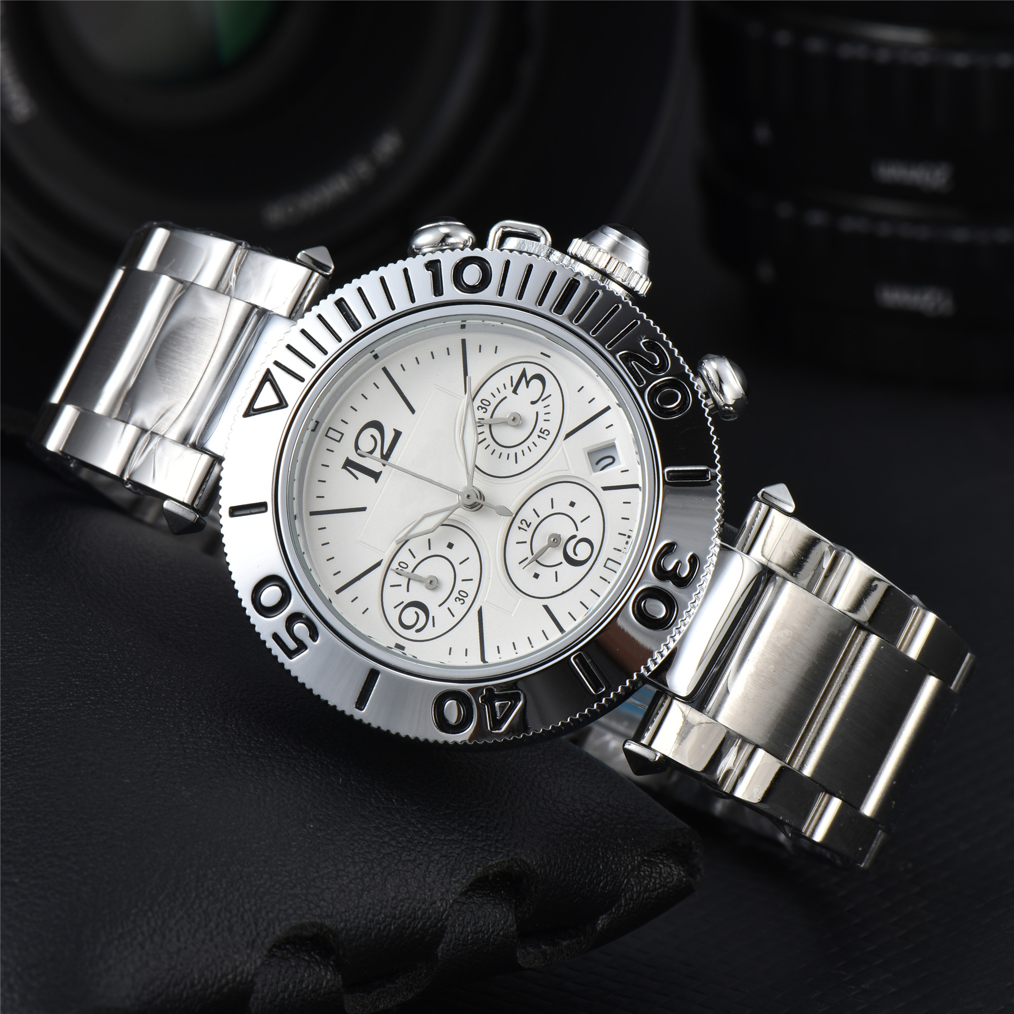 Pasha series quartz movement men's watch Swiss famous watch