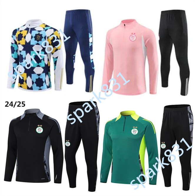 2024 2025 Algeria soccer jacket Men football tracksuit BENLAMRI FEGHOULI ATAL DELORT BENNACER BELAILI 24/25 Algeria Soccer Jerseys training suit