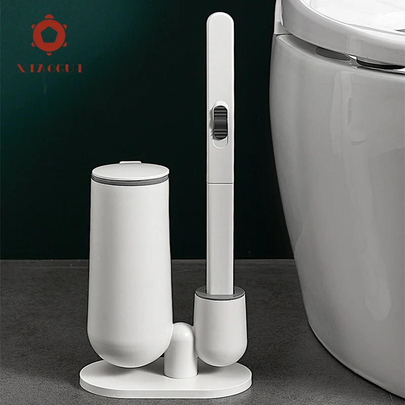 XiaoGui Disposable Toilet Brush Set Bathroom Accessories Brush No Closed-End Houseware Disposable Replacement 240810
