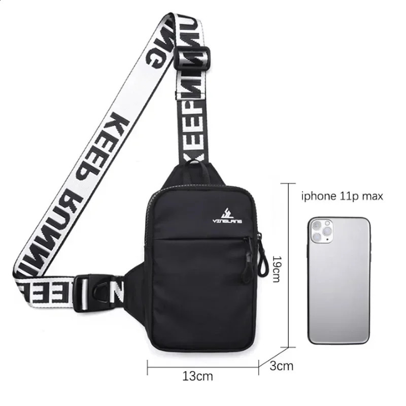 Small Chest Bag Women Mobile Phone Outdoor Sports for Men Mini Fashion Shoulder Female Messenger Gift Handbags 240810Z