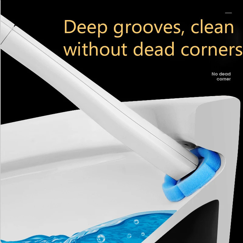 XiaoGui Disposable Toilet Brush Set Bathroom Accessories Brush No Closed-End Houseware Disposable Replacement 240810
