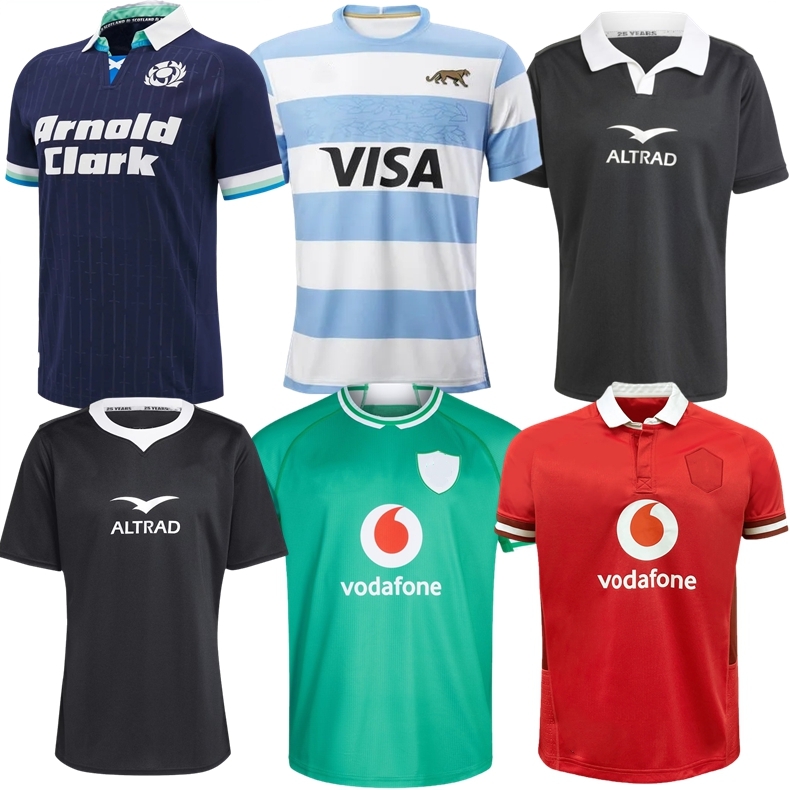 2024 2025 Scotland National Team Jersey 24 25 New Zealands Home Away Ireland Wales ALTERNATE Rugby Shirt Size S-5Xl
