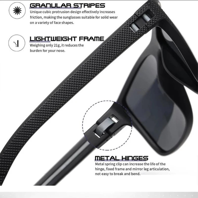 3 packs of polarized mens sunglasses lightweight sunglasses with UV protection used for driving fishing golf cool mens sunglasses 240810