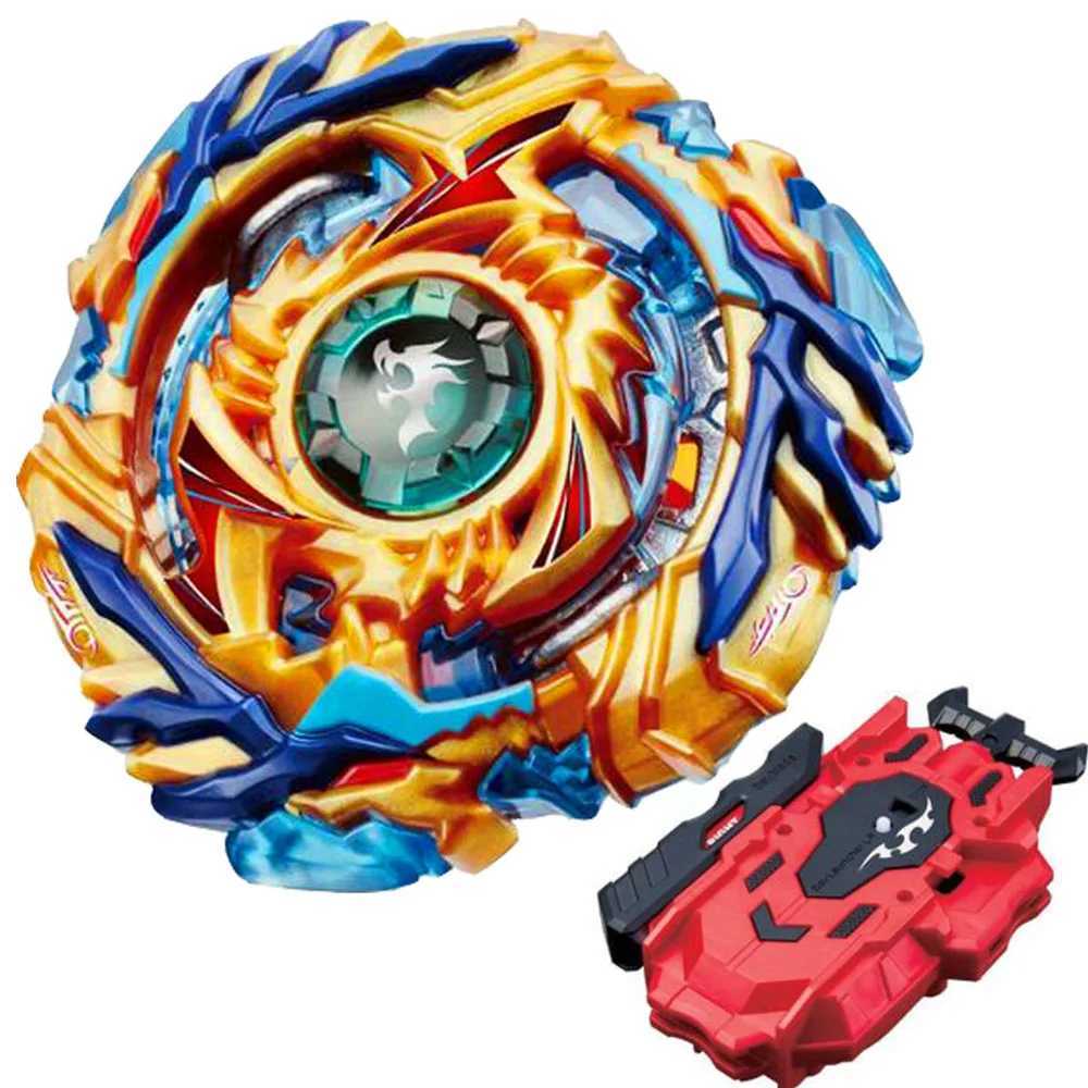 4D Beyblades Spinning Top Superking Sparking B-71 Booster Acid Anubis.Y.O w/ Launcher Advance Children Toys