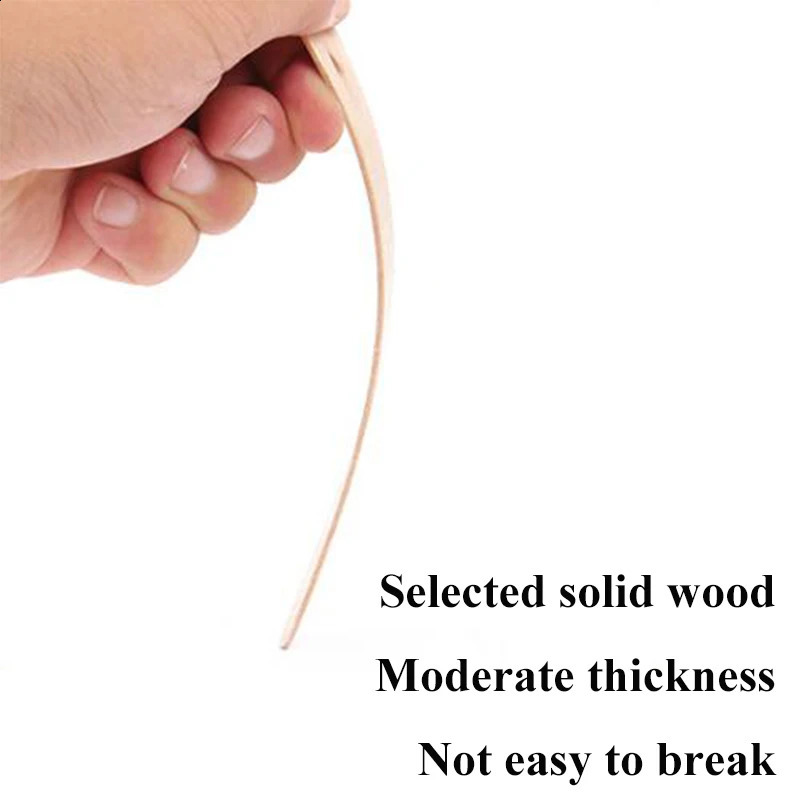 50100pcs Ice Cream Popsicle Sticks Natural Wooden Spoon Hand Crafts Art Lolly Cake Tools 240810