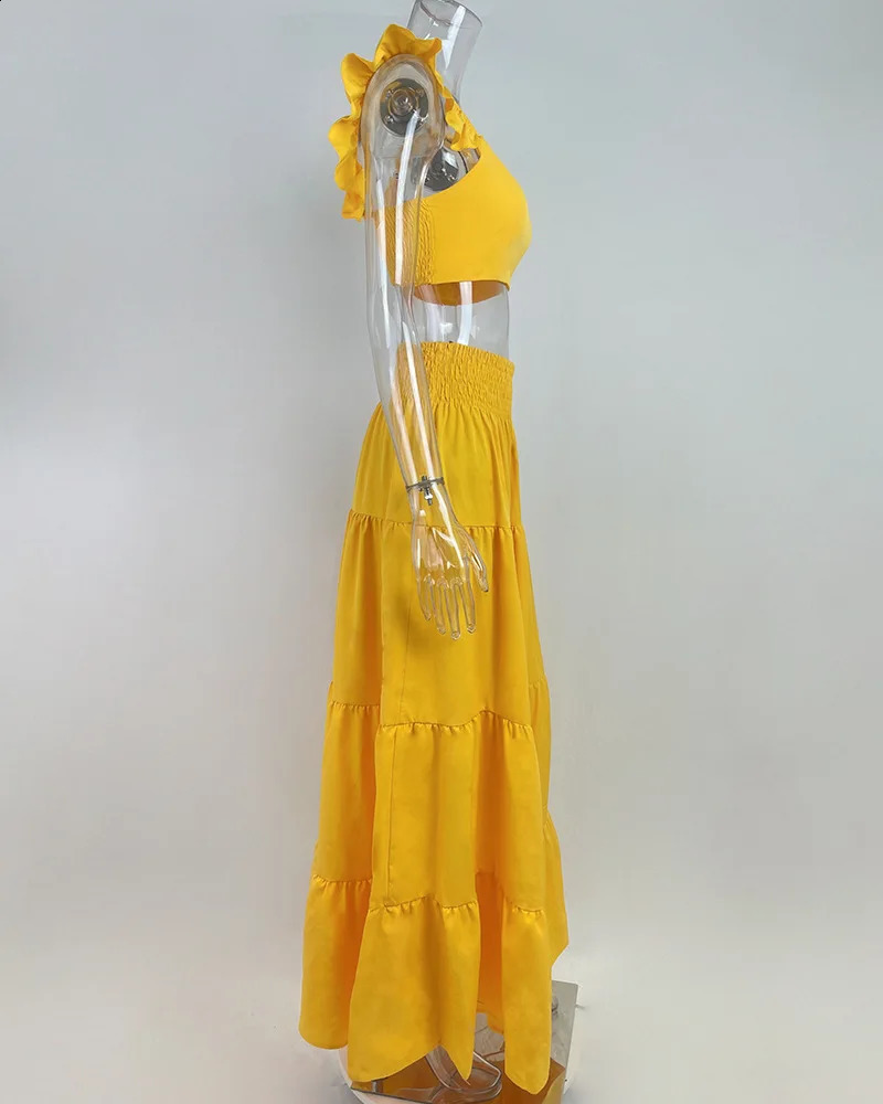 Skirt Y2k twopiece womens springsummer elegant and sexy collage sleeveless long sleeved suit 240810