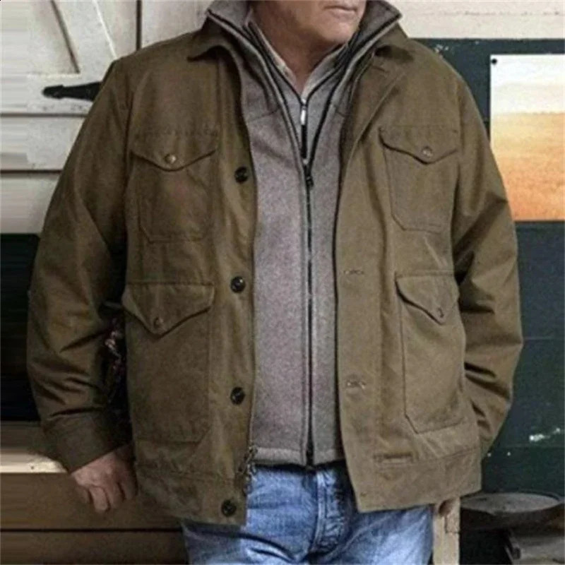 Rip Wheeler Black Cotton Jacket Mens Jean Jacket 5XL Cotton Denim Autumn Winter Jacket Male Jean Coats Men Cowboy Jackets 240810