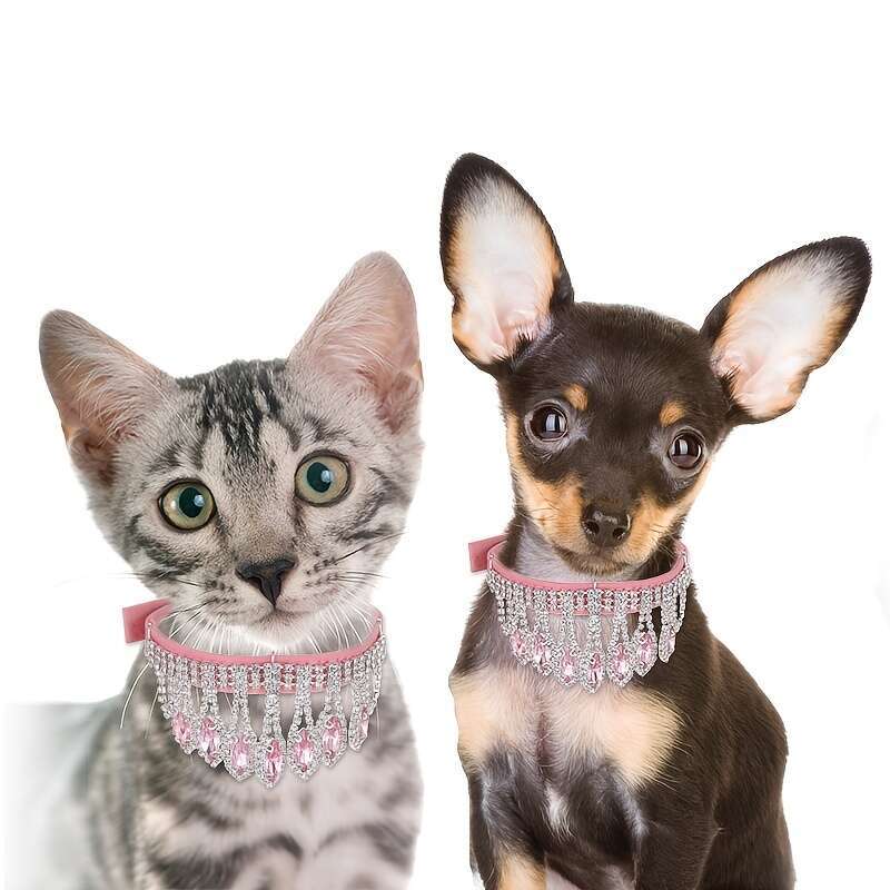 Sparkg Rhie Pet Collar for Dogs Cats - Stylish and Durable with Pendant