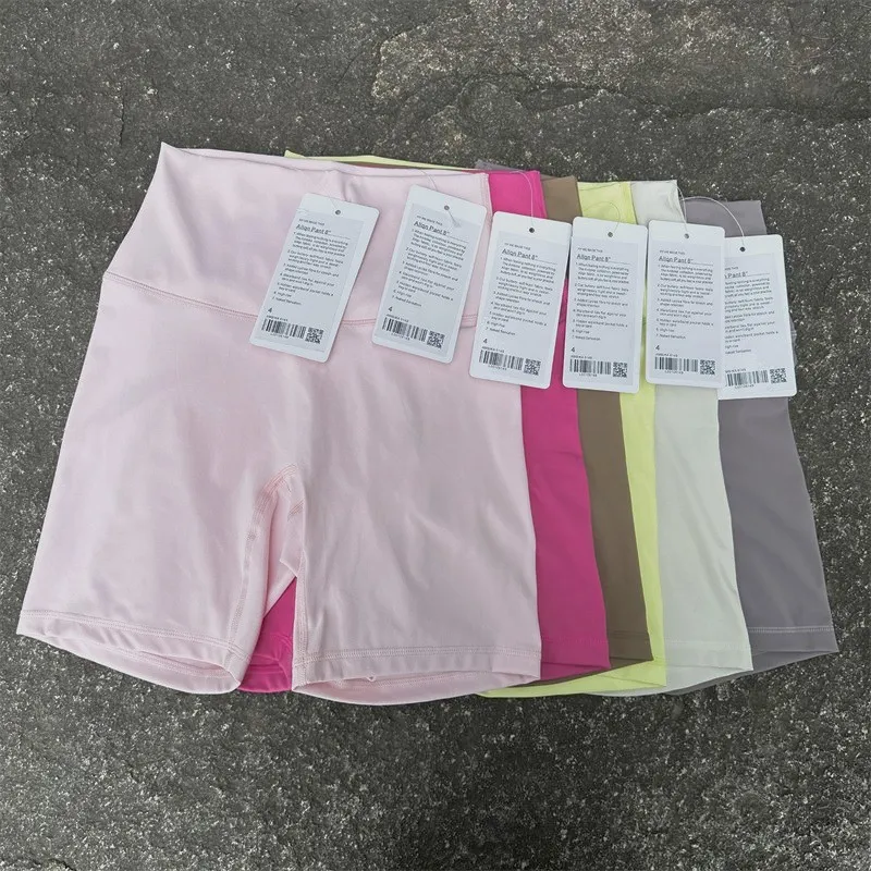 2024 Suit Align Women's Sports High Waist Shorts 4-point Pants Running Fiess Gym Underwear Workout designer lululies lemenly Leggings Yoga Outfits