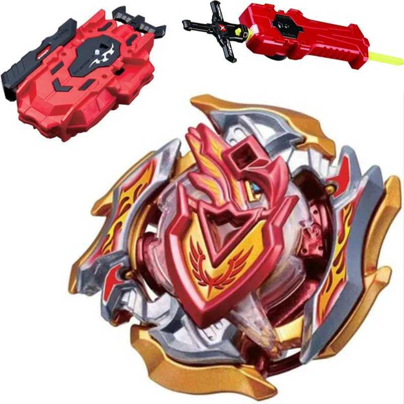 4D Beyblades 2New Spinning Top Spinning Top BURST Without Launcher And no Box Metal Plastic Fusion Sword String LR RED LAUNCHER