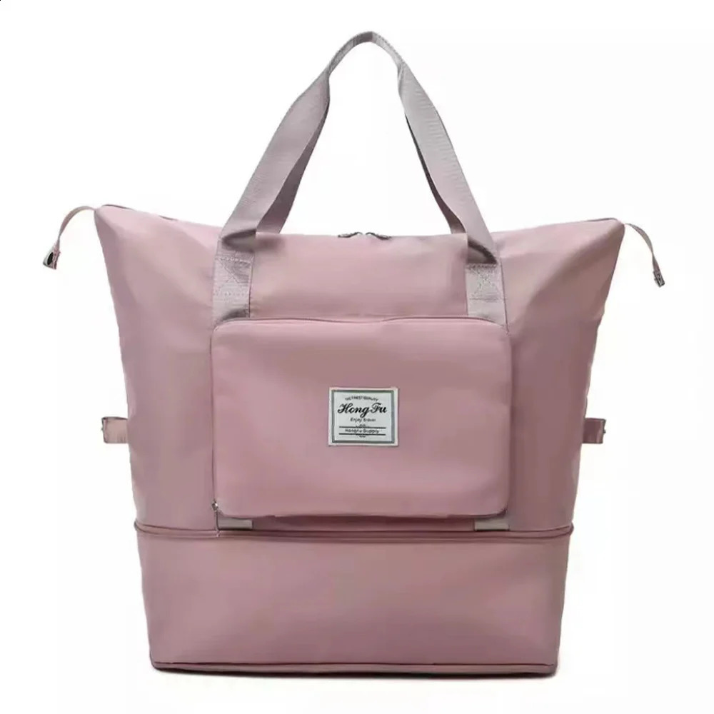 Large Capacity Folding Travel Bags Waterproof Luggage Tote Handbag Travel Duffle Bags Women Gym Yoga Storage Bags 250305