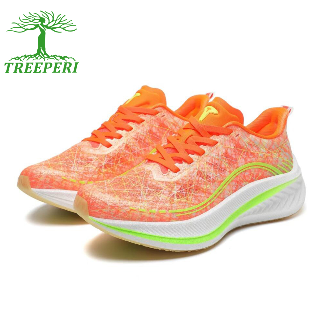 TREEPERI Light Comfort 3.0 Elite Speed Running Shoes Mens Womens Carbon CPU Rubber Marathon trainers Glow Maya Orange outspace Aurora designer shoes w