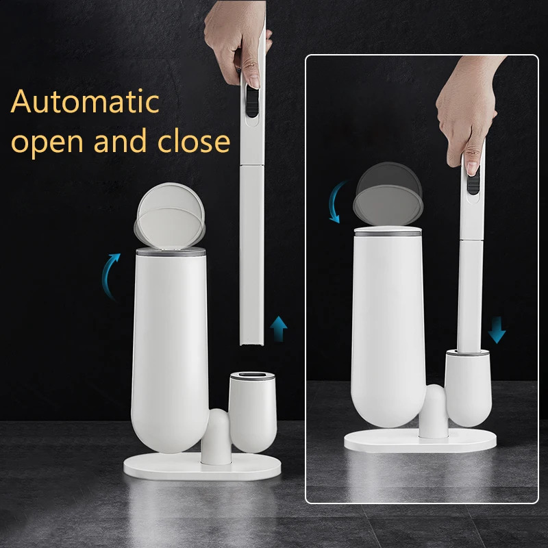 XiaoGui Disposable Toilet Brush Set Bathroom Accessories Brush No Closed-End Houseware Disposable Replacement 240810