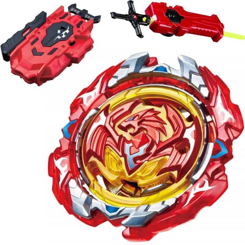4D Beyblades 2New Spinning Top Spinning Top BURST Without Launcher And no Box Metal Plastic Fusion Sword String LR RED LAUNCHER