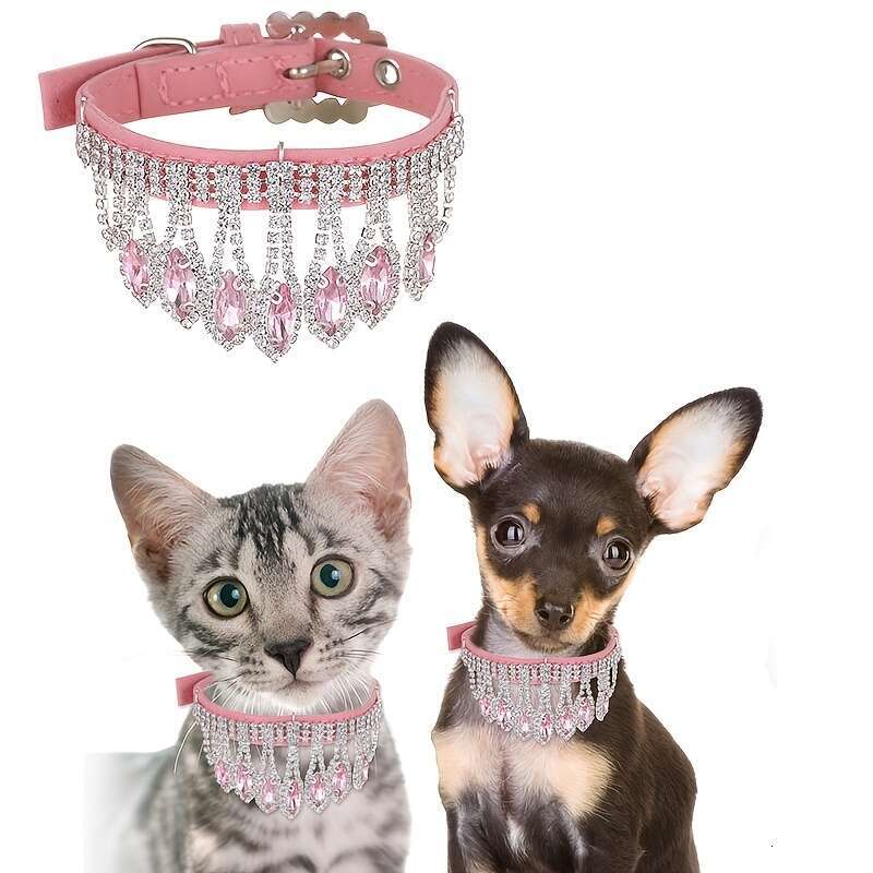 Sparkg Rhie Pet Collar for Dogs Cats - Stylish and Durable with Pendant
