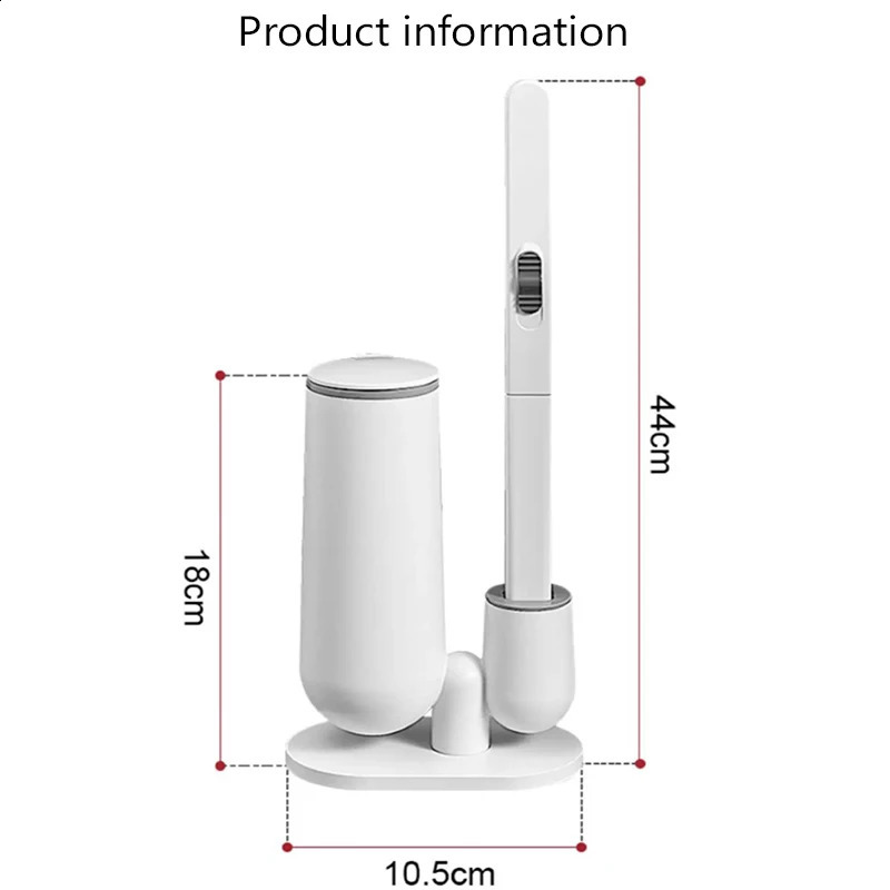 XiaoGui Disposable Toilet Brush Set Bathroom Accessories Brush No Closed-End Houseware Disposable Replacement 240810