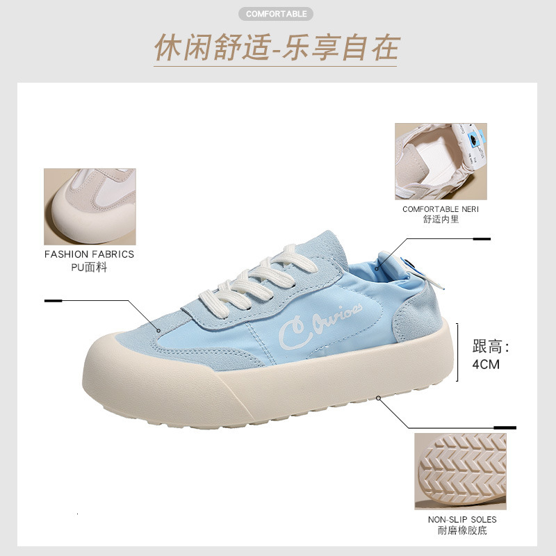 Ddmysports Summer New Breathable Little White Casual Big Ead Versatile Korean Board Thick Sole Matsuke Shoes Female R Outdoor