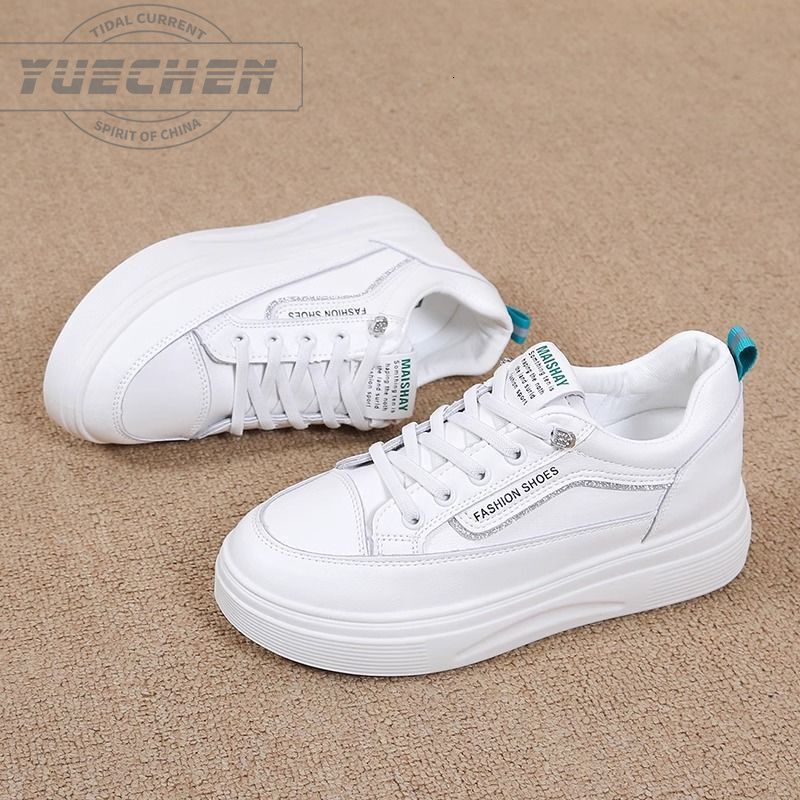 Ddmysports New Autumn Thick Soled With Inner Eight Increase Small And Versatile Casual Sponge Cake White Shoes Women S Board Outdoor