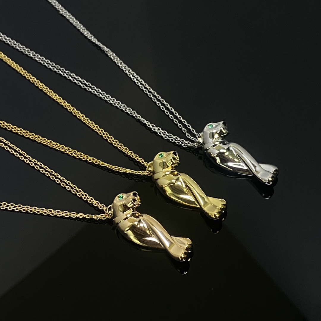 designer jewelry women men chain necklace designer necklace necklaces Stainless Steel Rose Gold Leopard head luxury necklace for woman gold necklace Fashion