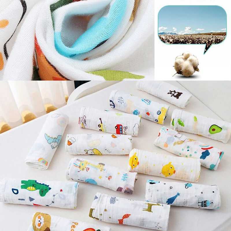 70x70cm baby blanket ultra soft organic cotton newborn birds nest packaging double-layer baby feeding denim towel baby suppliesW240810