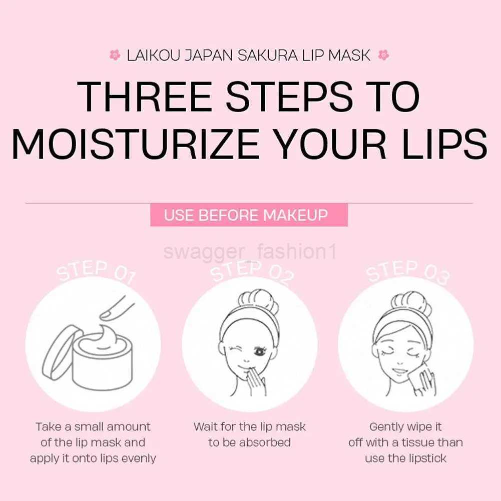 Lip Sleeping Mask Hydrating Moisture Nutriousing Wrinkle Mask Smoothing Korean Lip Care Lip Dryness Cosmetics Skin C4K8XJ240812
