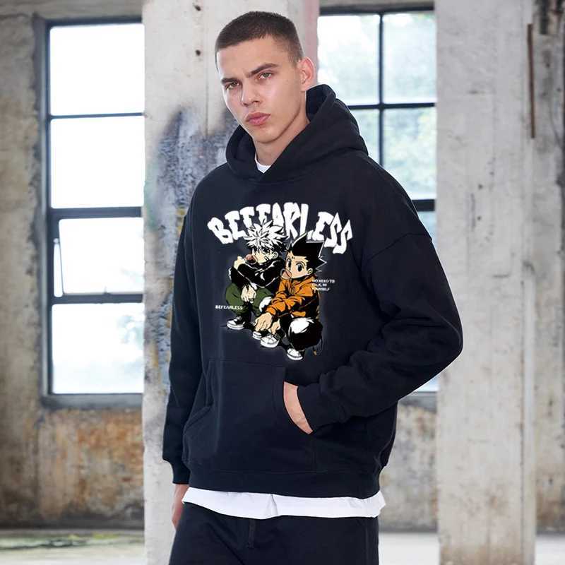 Hunter X Hunter Anime Hoodie Men Women Graphic Harajuku Pullover Manga Casual Sweatshirt Tracksuits Fashion Hip Hop StreetwearXJ240812