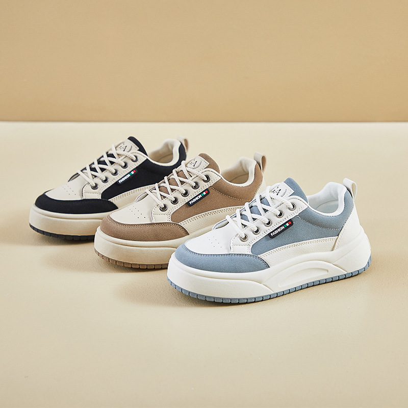 Women's running sports thick soled height increasing comfortable casual shoes