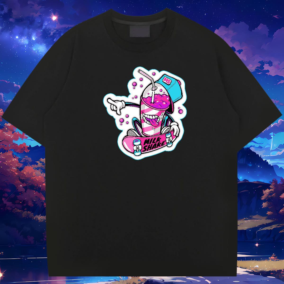 New Arrival T-Shirts for Men skateboarding Tops Shirt 230g 100% Cotton Street wear Hip Hop Popular Custom Printing Pure Cotton Men Tops Tees