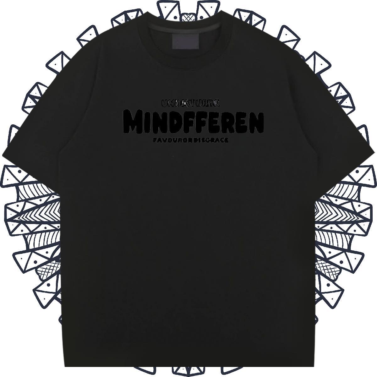 Loose Fit Tshirts Beach 230g 100% Cotton Anime Short Sleeve Soft letter T Shirts Men DIY Customized Tees Shirts