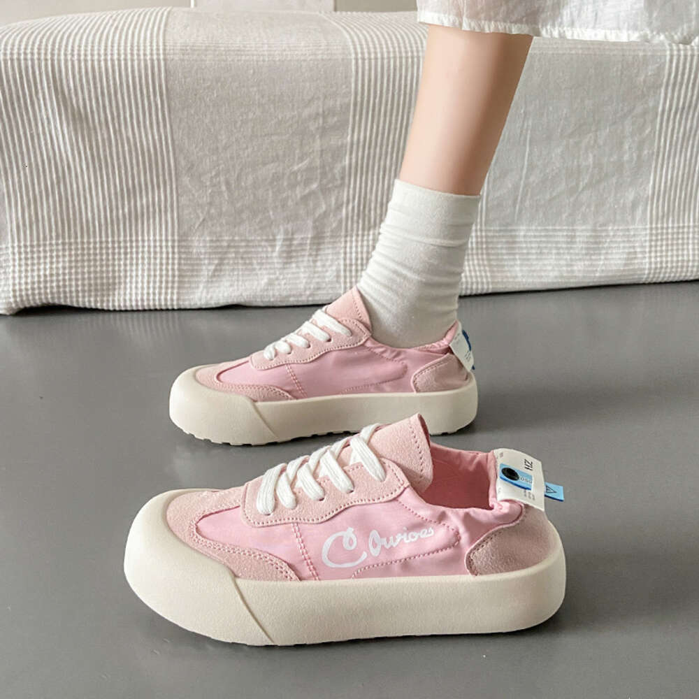 Ddmysports Summer New Breathable Little White Casual Big Ead Versatile Korean Board Thick Sole Matsuke Shoes Female R Outdoor