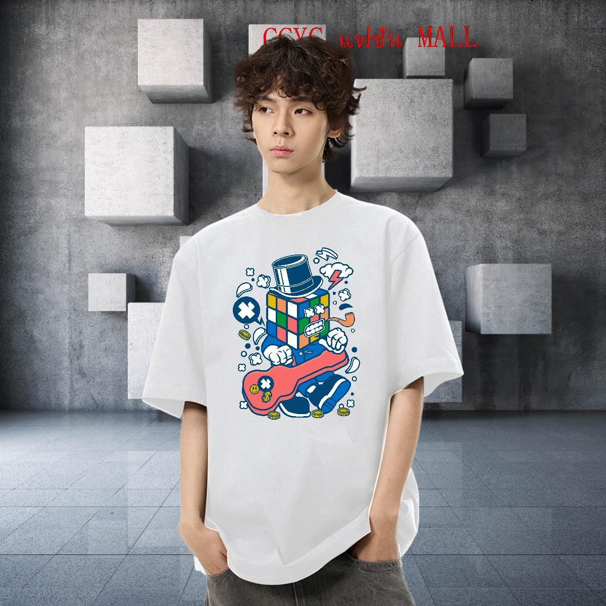 DIY Customized T Shirts Men ET Clothings 230g 100% Cotton Outdoor Comfortable Plus Size Cartoon Pure Cotton Mens Tshirts